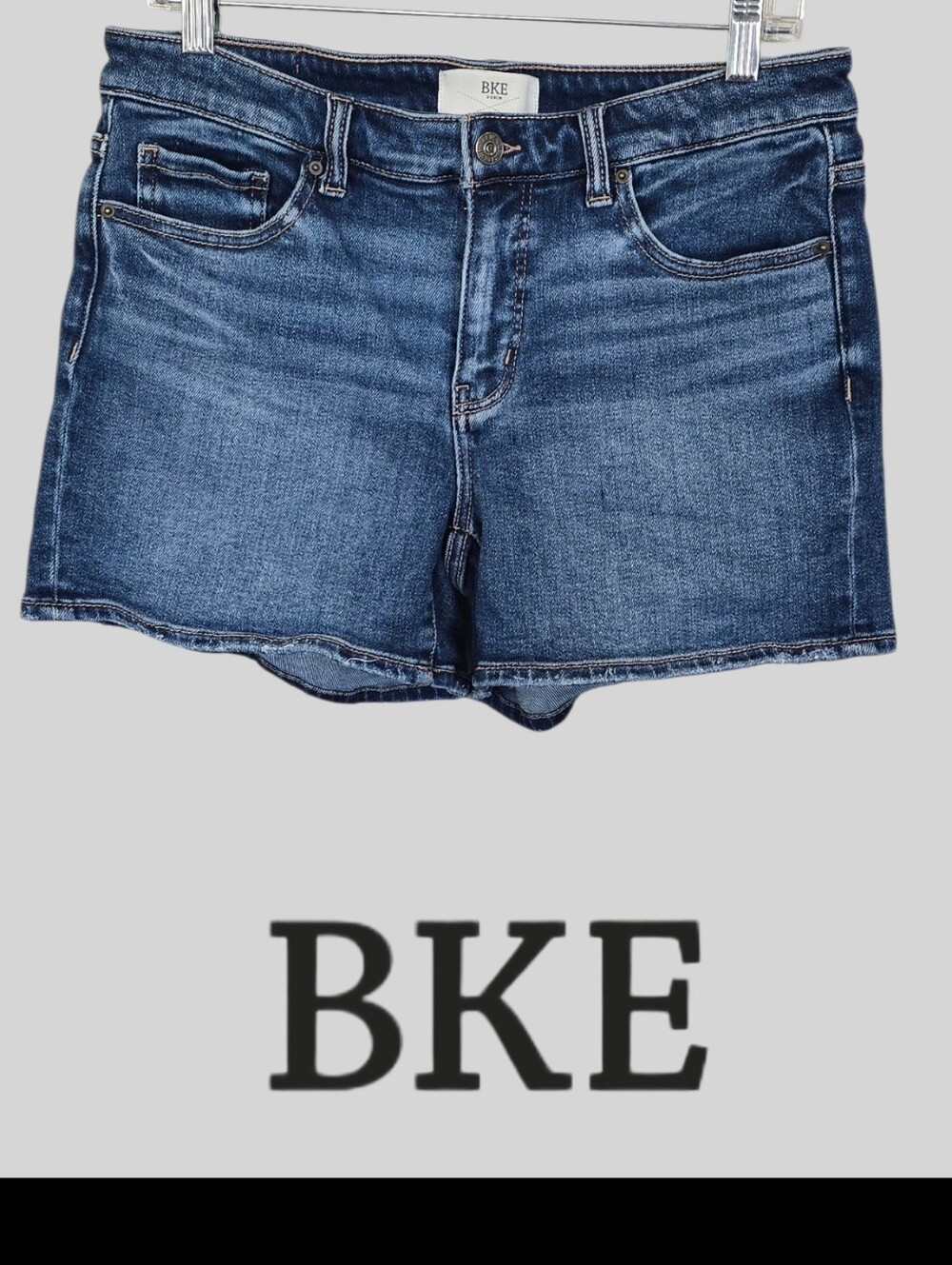 BKE Denim Blue Jeans Casual Summer Shorts Womens 28
